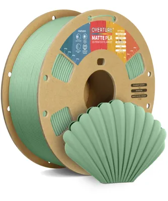 Overture PLA Matte Light Green - Photo by Overture