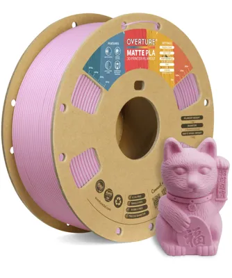 Overture PLA Matte Pink - Photo by Overture
