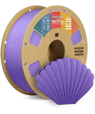 Overture PLA Matte Purple - Photo by Overture