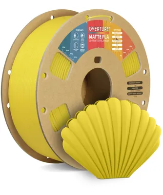 Overture PLA Matte Yellow - Photo by Overture