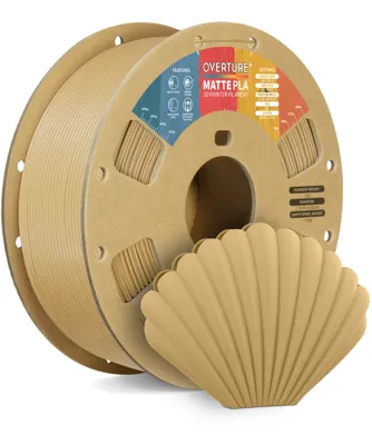 Overture PLA Matte Wood - Photo by Overture