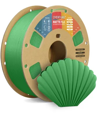 Overture PLA Matte Green - Photo by Overture