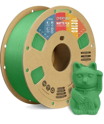 Overture PLA Matte Green - Photo by Overture