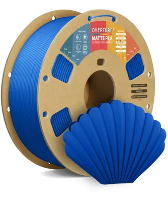Overture PLA Matte Blue - Photo by Overture