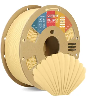 Overture PLA Matte Butter Yellow - Photo by Overture