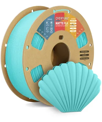 Overture PLA Matte Turquoise - Photo by Overture
