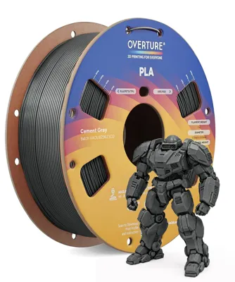 Overture PLA Cement Gray - Photo by Overture