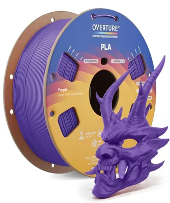 Overture PLA Standard Purple - Photo by Overture