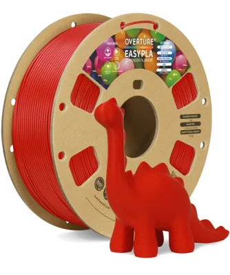 Overture PLA Easy Red - Photo by Overture